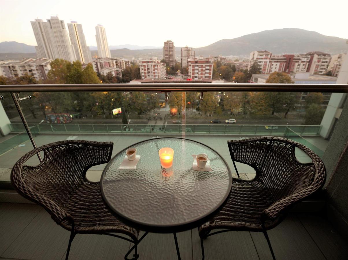 Ferienwohnung Diva Capitol Luxury Skopje Exterior foto